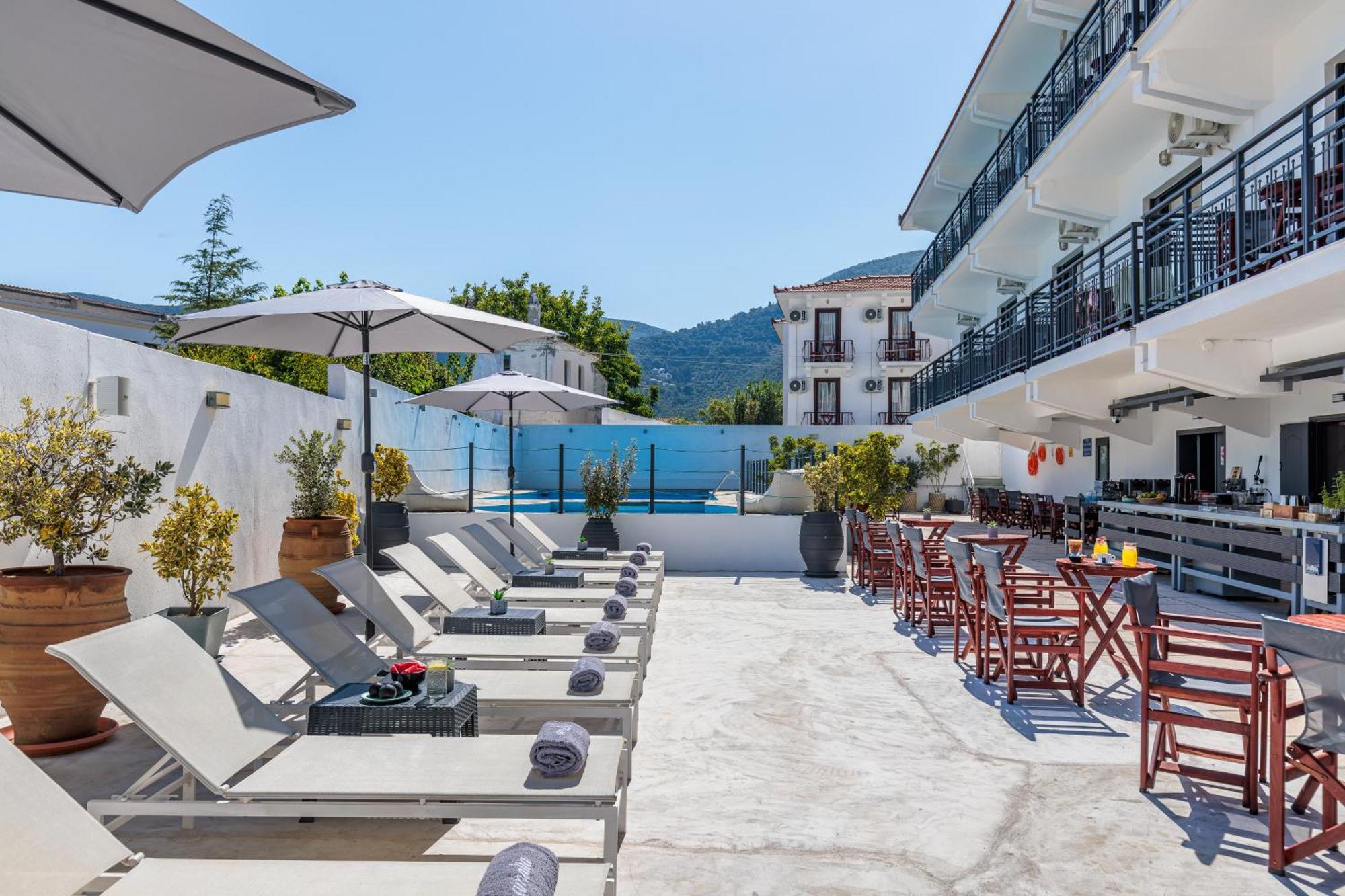 Amalia Hotel Skopelos Town Bagian luar foto